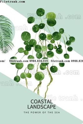 File tranh buc anh cay xanh kieu Anh phong cach Bac Au 139 (file gốc) chủ đề phong thủy