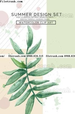 Download file buc anh cay xanh kieu Anh phong cach Bac Au 140 (chuẩn in) chất lượng cao