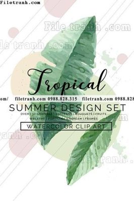 File tranh buc anh cay xanh kieu Anh phong cach Bac Au 141 (file gốc) chủ đề phong thủy