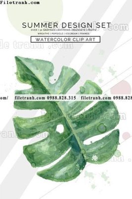 File tranh gốc buc anh cay xanh kieu Anh phong cach Bac Au 142 (bản quyền) file PSD