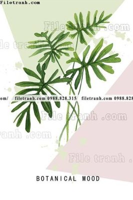 File tranh gốc PSD buc anh cay xanh kieu Anh phong cach Bac Au 148 còn nguyên layer