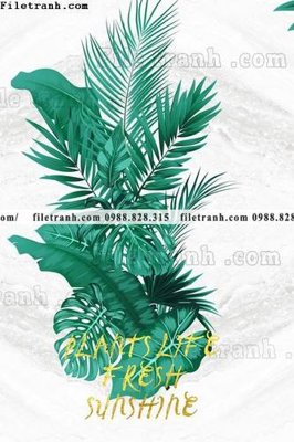 File in ấn cao cấp buc anh cay xanh kieu Anh phong cach Bac Au 156 (file gốc)