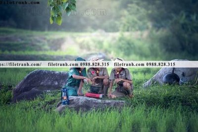 File gốc buc anh chup anh phong canh thon que 103 (cho in UV) siêu nét