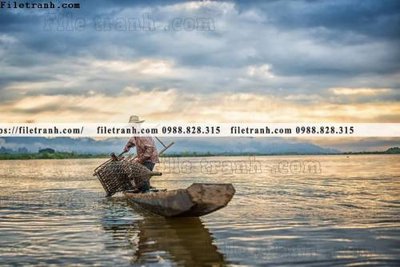 File in mica buc anh chup anh phong canh thon que 107 (ảnh gốc) đẹp