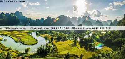 File tranh quảng cáo buc anh chup anh phong canh thon que 134 (file gốc) chuyên nghiệp