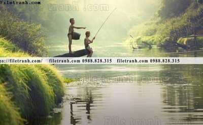 File tranh buc anh chup anh phong canh thon que 135 (gốc) chủ đề động vật