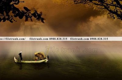 Tải file buc anh chup anh phong canh thon que 140 (gốc) in nhanh