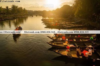 Download file gốc buc anh chup anh phong canh thon que 154 (in lụa) cao cấp