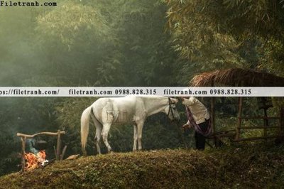 File gốc buc anh chup anh phong canh thon que 159 (trang trí) phòng trẻ em