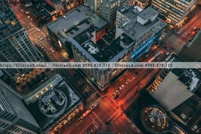 File in trần buc anh chup thanh pho ngang dep 529 (file gốc) hoa văn 3D