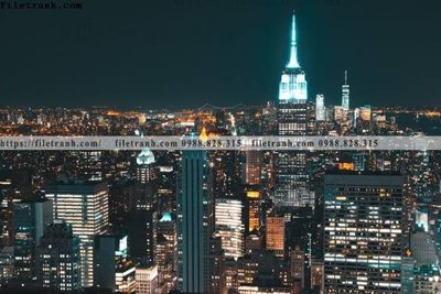 File tranh buc anh chup thanh pho ngang dep 536 (bản gốc) treo tường