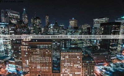 File in trần buc anh chup thanh pho ngang dep 547 (file gốc) hoa văn 3D