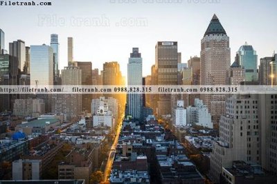 File tranh buc anh chup thanh pho ngang dep 561 (gốc) in film