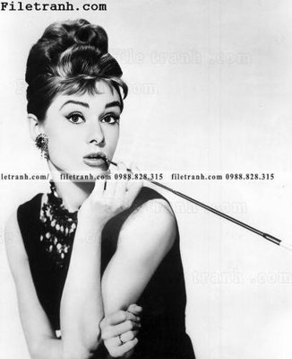 File ảnh buc anh cua Audrey Hepburn 100 (gốc) in poster