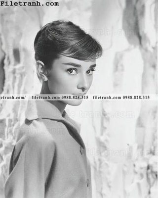 File gốc buc anh cua Audrey Hepburn 104 (chuẩn màu) cho in offset
