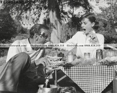 File in trần buc anh cua Audrey Hepburn 131 (bản gốc) đại dương