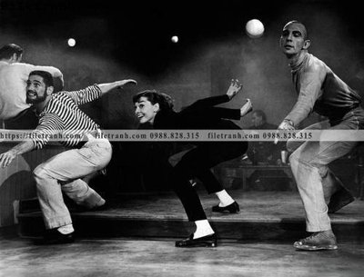 File tranh buc anh cua Audrey Hepburn 154 (bản gốc) trang trí văn phòng