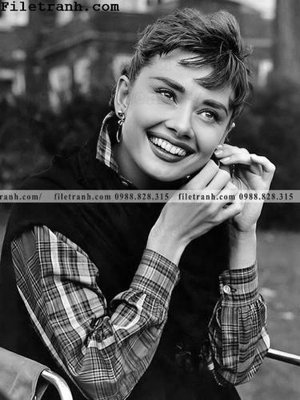 File in trần buc anh cua Audrey Hepburn 178 (bản gốc) bầu trời