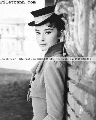 Tải file buc anh cua Audrey Hepburn 205 (gốc) để in ấn ngay
