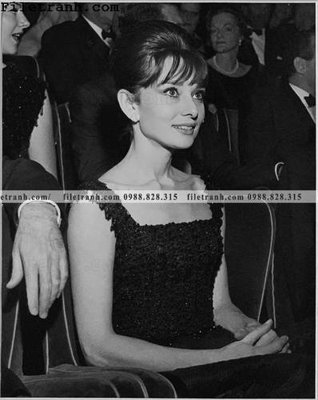 File in mica buc anh cua Audrey Hepburn 236 (bản gốc) siêu trong