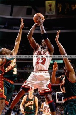 File gốc in mica buc anh cua NBA Jordan 110 chất lượng