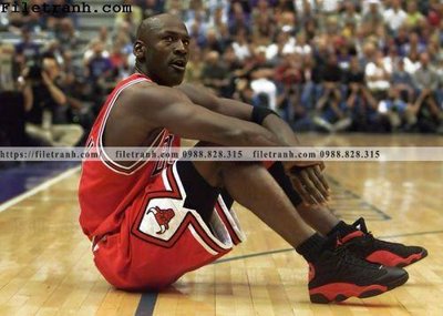 File in trần buc anh cua NBA Jordan 130 (bản gốc) mây trời