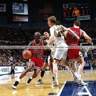 File tranh gốc buc anh cua NBA Jordan 173 (bản quyền) file PSD