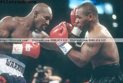 Tải file gốc in lụa buc anh cua nha vo dich quyen anh Ali Tyson 144 siêu nét