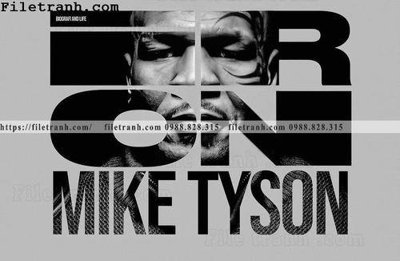 File gốc buc anh cua nha vo dich quyen anh Ali Tyson 148 (in mica) trang trí