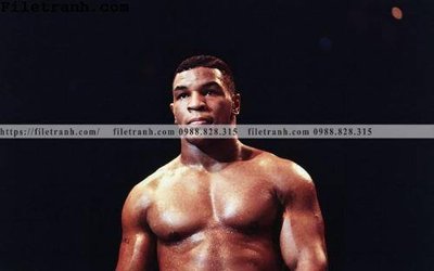 File tranh buc anh cua nha vo dich quyen anh Ali Tyson 157 (gốc) chủ đề trẻ em