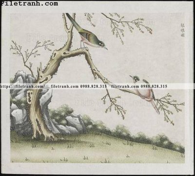 File in lụa buc anh hoa co chim muong mau sac nhe nhang 104 (chất lượng cao) buc anh hoa co chim muong mau sac nhe nhang 104