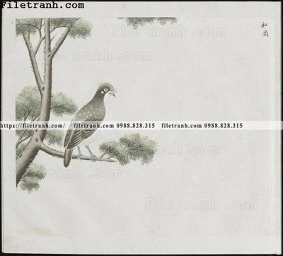 File in lụa buc anh hoa co chim muong mau sac nhe nhang 108 (tân cổ điển) buc anh hoa co chim muong mau sac nhe nhang 108