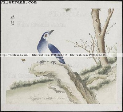 File in ấn chuyên nghiệp buc anh hoa co chim muong mau sac nhe nhang 147 (file gốc)