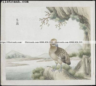 Ảnh gốc file in lụa buc anh hoa co chim muong mau sac nhe nhang 176 chi tiết