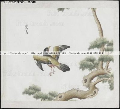 Tải file buc anh hoa co chim muong mau sac nhe nhang 179 (PSD) cho in ấn quảng cáo