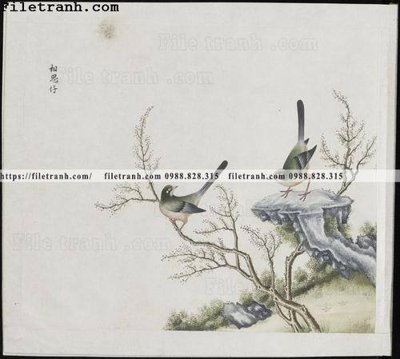 Tải file buc anh hoa co chim muong mau sac nhe nhang 198 (gốc) in trên mọi chất liệu