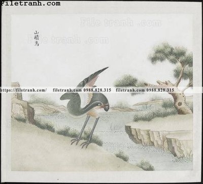 Download file buc anh hoa co chim muong mau sac nhe nhang 239 (gốc) in mica ốp bếp