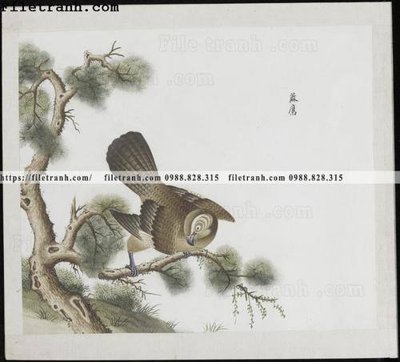 Mua file gốc buc anh hoa co chim muong mau sac nhe nhang 272 (in ấn) tại Filetranh.com