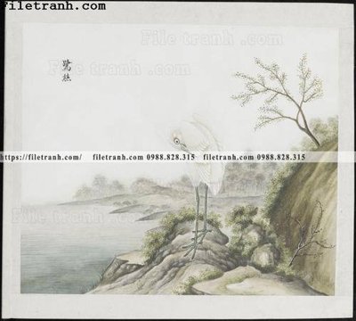 File in lụa buc anh hoa co chim muong mau sac nhe nhang 289 (hoa văn) buc anh hoa co chim muong mau sac nhe nhang 289