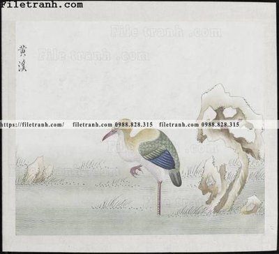 File gốc buc anh hoa co chim muong mau sac nhe nhang 321 (trang trí) cho phòng khách