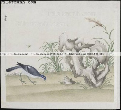 File in ấn chuyên nghiệp buc anh hoa co chim muong mau sac nhe nhang 386 (file gốc)