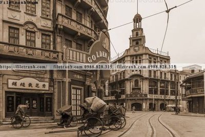 File PSD in ấn buc anh hoai co ve Thuong Hai 508 (chất lượng cao)