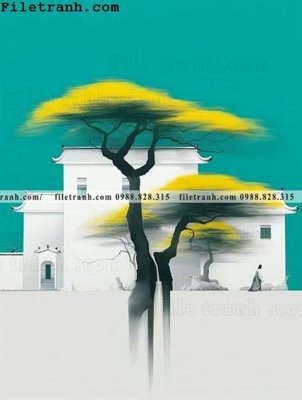 Tải file gốc buc anh phong cach muc Giang Nam 113 (bản PSD) gốc