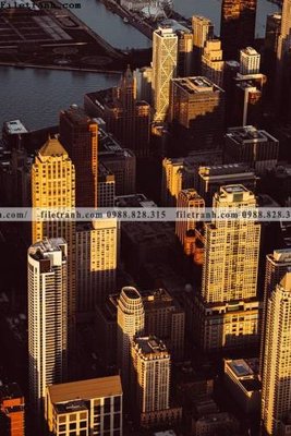 Download file gốc buc anh thanh pho doc 512 (in lụa) nghệ thuật