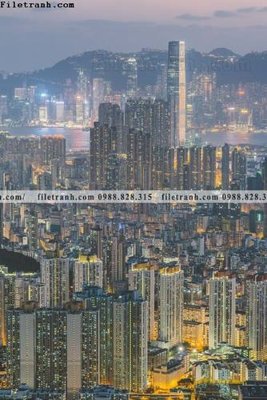 File tranh buc anh thanh pho doc 518 (gốc) chủ đề thành phố