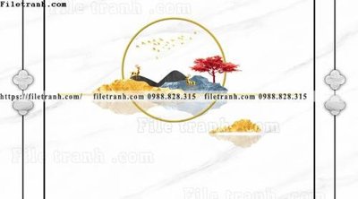 File gốc buc anh tuong nen nai sung tam phong cach Trung Quoc 210 (PNG) nền trong suốt