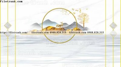 Tải file buc anh tuong nen nai sung tam phong cach Trung Quoc 214 (gốc) làm file thiết kế