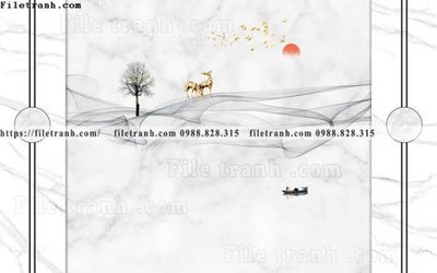 Download file gốc buc anh tuong nen nai sung tam phong cach Trung Quoc 241 (dùng cho in ấn)