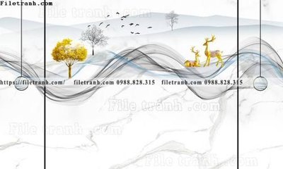 Mua file gốc buc anh tuong nen nai sung tam phong cach Trung Quoc 245 (in ấn) tại Filetranh.com