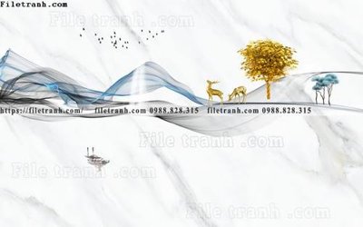 File gốc buc anh tuong nen nai sung tam phong cach Trung Quoc 254 (cho in UV) siêu nét